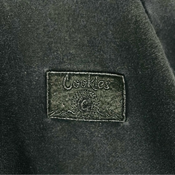 Cookies Tech Pack Black Pullover Hoodie Mens Sz Medium Streetwear Skater Pocket - Picture 7 of 12